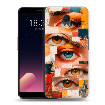 Силиконовый чехол на Meizu M6s с принтом Модный принт