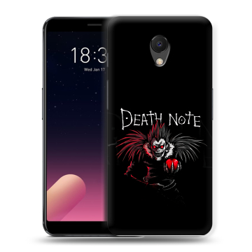 Силиконовый чехол на Meizu M6s с принтом Death note Тетрадь смерти