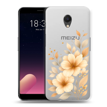 Силиконовый чехол на Meizu M6s с принтом для девушки