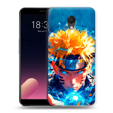 Силиконовый чехол на Meizu M6s с принтом Аниме Наруто Naruto