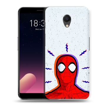 Силиконовый чехол на Meizu M6s с принтом Spiderman Человек паук