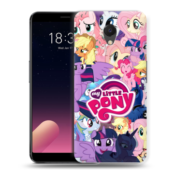Силиконовый чехол на Meizu M6s с принтом My little pony Дружба чудо
