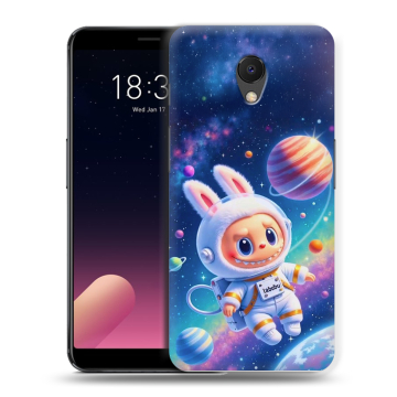 Силиконовый чехол на Meizu M6s с принтом Labubu Лабубу