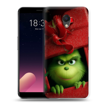 Силиконовый чехол на Meizu M6s с принтом Новый год