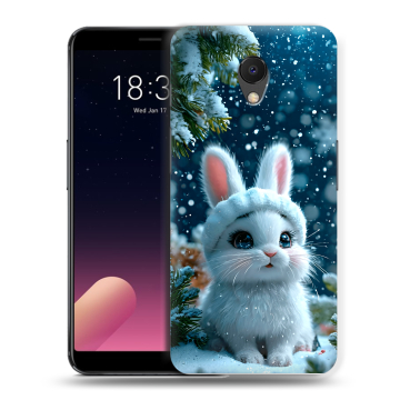 Силиконовый чехол на Meizu M6s с принтом Новый год
