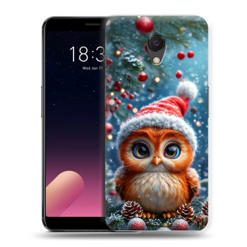 Силиконовый чехол на Meizu M6s с принтом Новый год Силиконовый чехол на Meizu M6s с принтом Новый год