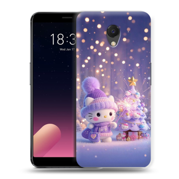 Силиконовый чехол на Meizu M6s с принтом Новый год Силиконовый чехол на Meizu M6s с принтом Новый год