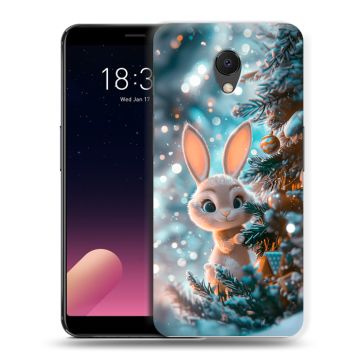 Силиконовый чехол на Meizu M6s с принтом Новый год Силиконовый чехол на Meizu M6s с принтом Новый год