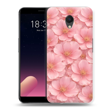 Силиконовый чехол на Meizu M6s с принтом женский