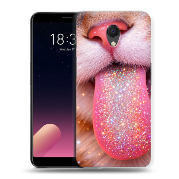 Силиконовый чехол на Meizu M6s с принтом для девочек