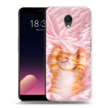 Силиконовый чехол на Meizu M6s с принтом женский