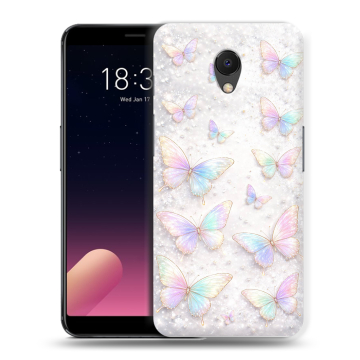 Силиконовый чехол на Meizu M6s с принтом женский
