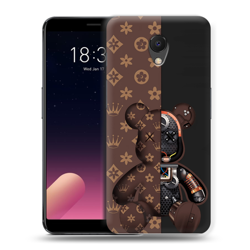 Силиконовый чехол на Meizu M6s с принтом Луи робот Силиконовый чехол на Meizu M6s с принтом Луи робот