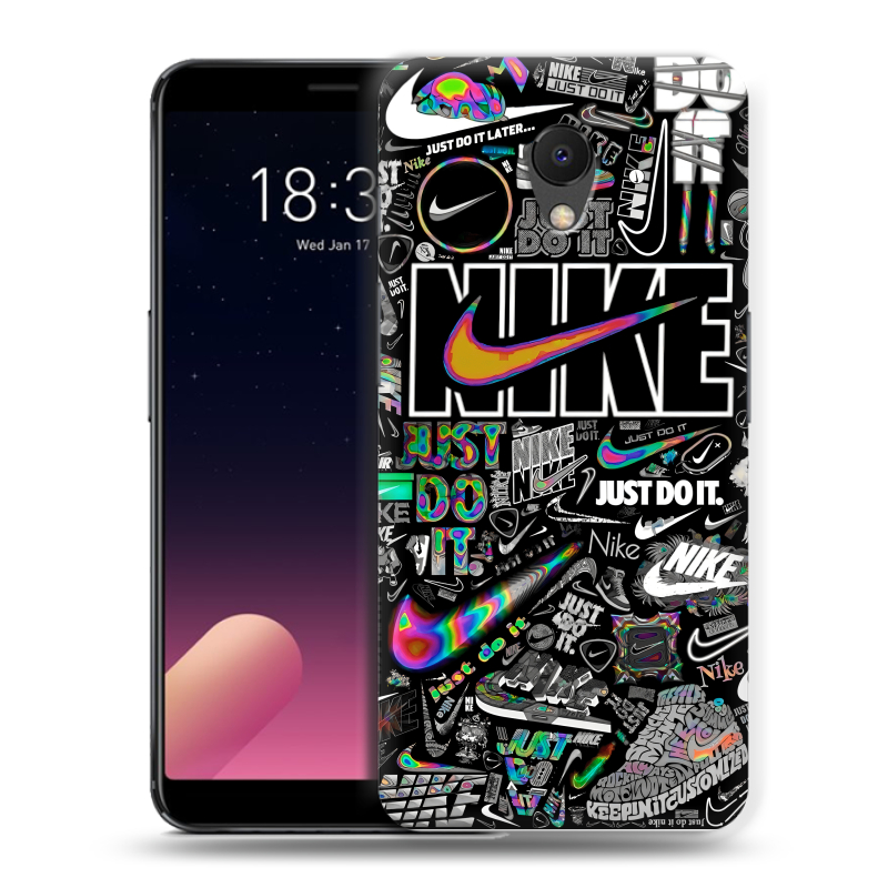 Силиконовый чехол на Meizu M6s с принтом Найк Силиконовый чехол на Meizu M6s с принтом Найк