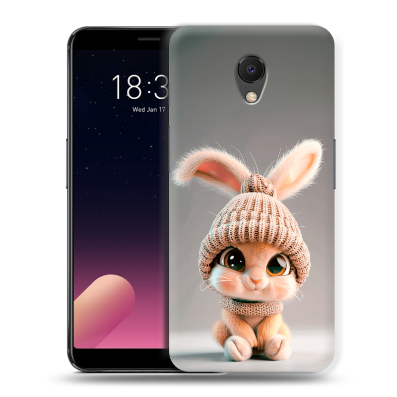Силиконовый чехол на Meizu M6s с принтом Кролик Силиконовый чехол на Meizu M6s с принтом Кролик