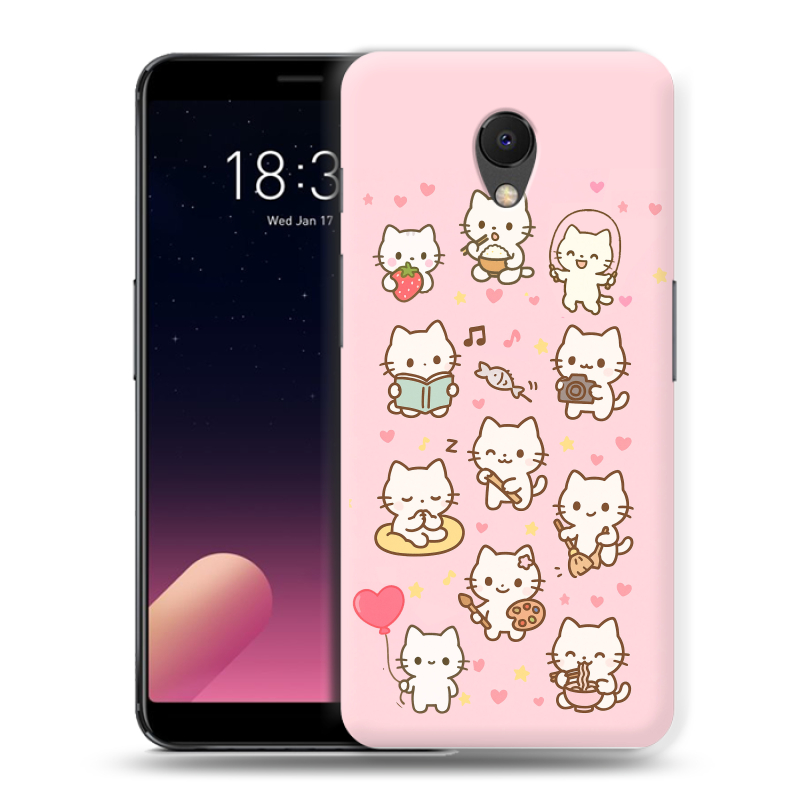 Силиконовый чехол на Meizu M6s с принтом Hello Kitty Хелоу Кити Силиконовый чехол на Meizu M6s с принтом Hello Kitty Хелоу Кити