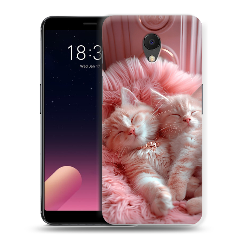 Силиконовый чехол на Meizu M6s с принтом котята котики Силиконовый чехол на Meizu M6s с принтом котята котики
