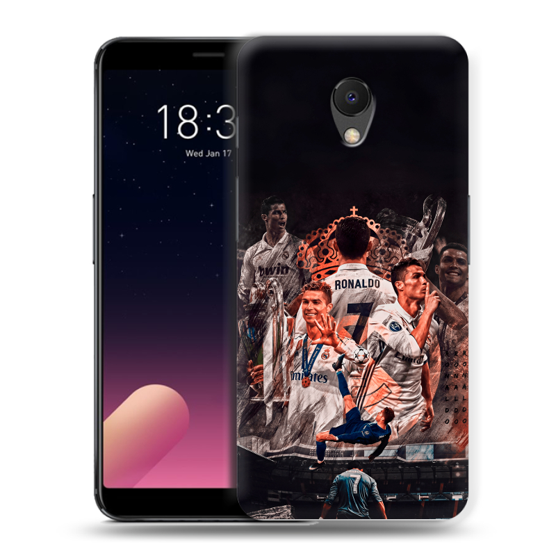 Силиконовый чехол на Meizu M6s с принтом Реал Роналдо Real Ronaldo Силиконовый чехол на Meizu M6s с принтом Реал Роналдо Real Ronaldo