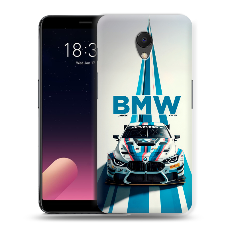 Силиконовый чехол на Meizu M6s с принтом БМВ BMW Силиконовый чехол на Meizu M6s с принтом БМВ BMW