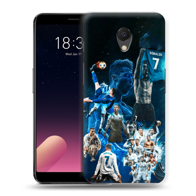 Силиконовый чехол на Meizu M6s с принтом Реал Роналдо Силиконовый чехол на Meizu M6s с принтом Реал Роналдо