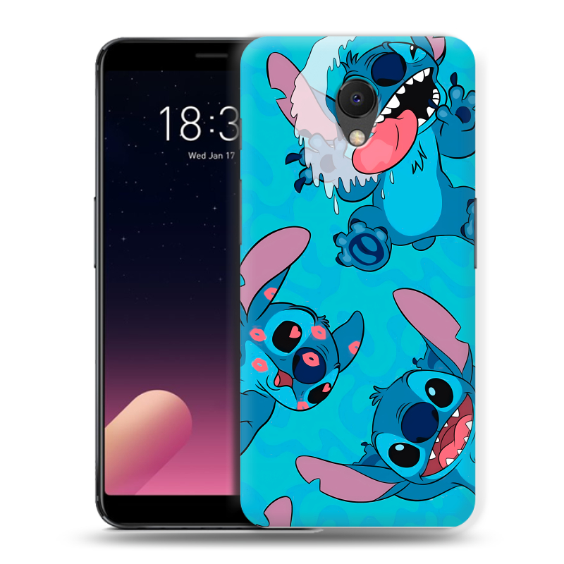 Силиконовый чехол на Meizu M6s с принтом Лило и Стич Силиконовый чехол на Meizu M6s с принтом Лило и Стич