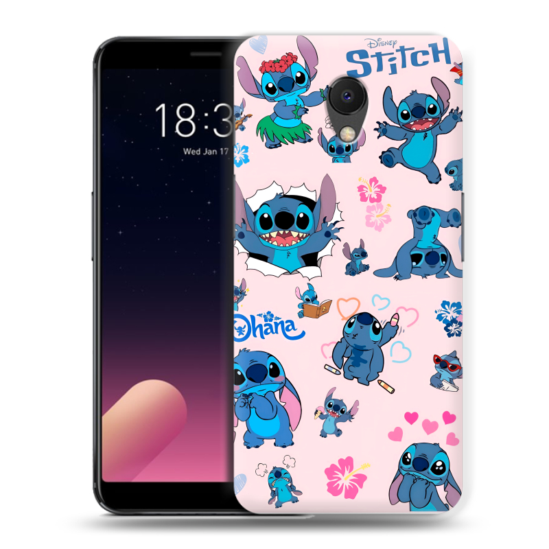 Силиконовый чехол на Meizu M6s с принтом Лило и Стич Силиконовый чехол на Meizu M6s с принтом Лило и Стич