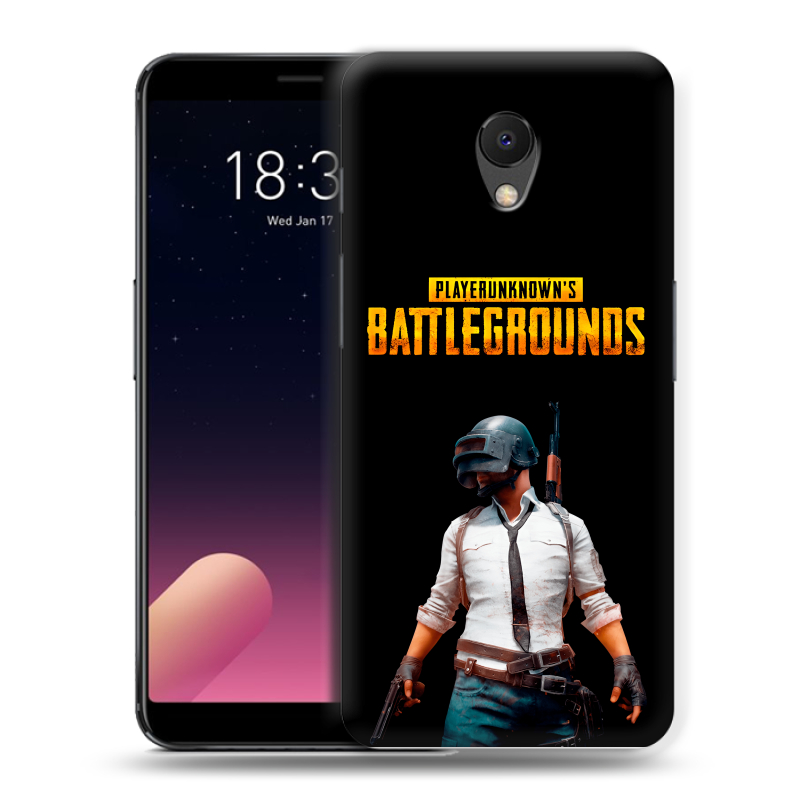 Силиконовый чехол на Meizu M6s с принтом PUGB ПАГБ Силиконовый чехол на Meizu M6s с принтом PUGB ПАГБ