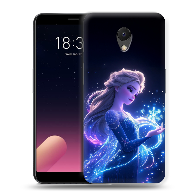 Силиконовый чехол на Meizu M6s с принтом Холодное сердце Frozen Силиконовый чехол на Meizu M6s с принтом Холодное сердце Frozen