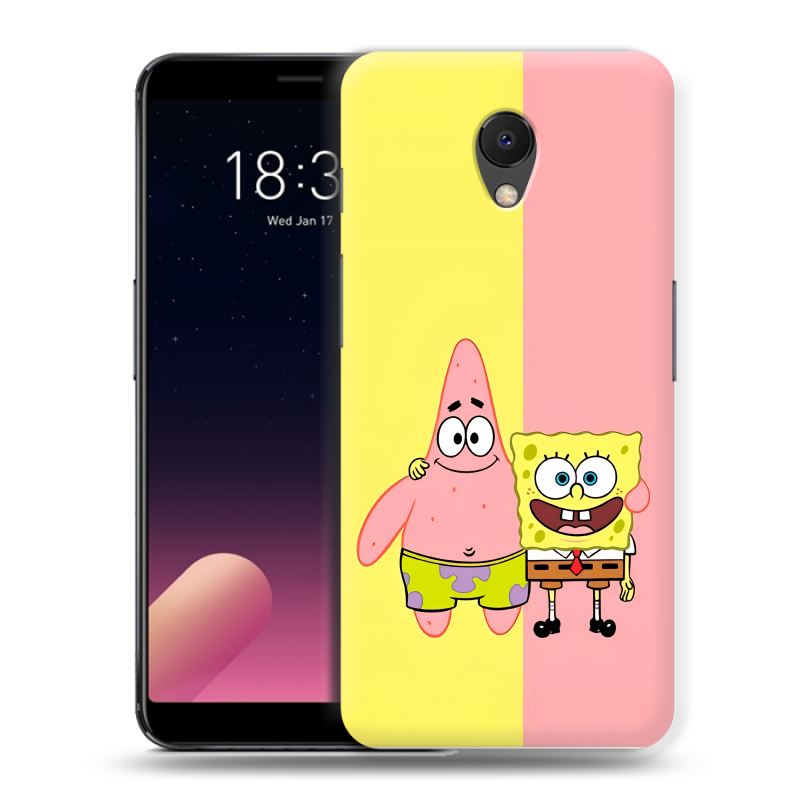 Силиконовый чехол на Meizu M6s с принтом Спанч боб Спанчбоб Силиконовый чехол на Meizu M6s с принтом Спанч боб Спанчбоб