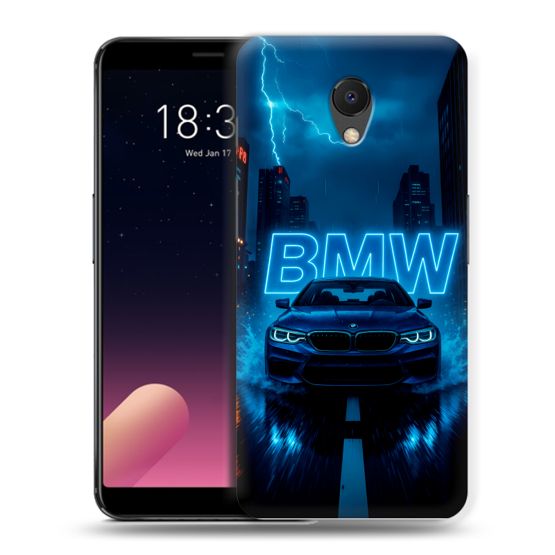 Силиконовый чехол на Meizu M6s с принтом BMW БМВ Силиконовый чехол на Meizu M6s с принтом BMW БМВ
