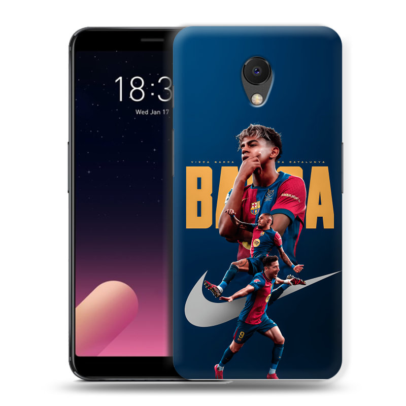 Силиконовый чехол на Meizu M6s с принтом Барселона Barca Yamal Силиконовый чехол на Meizu M6s с принтом Барселона Barca Yamal