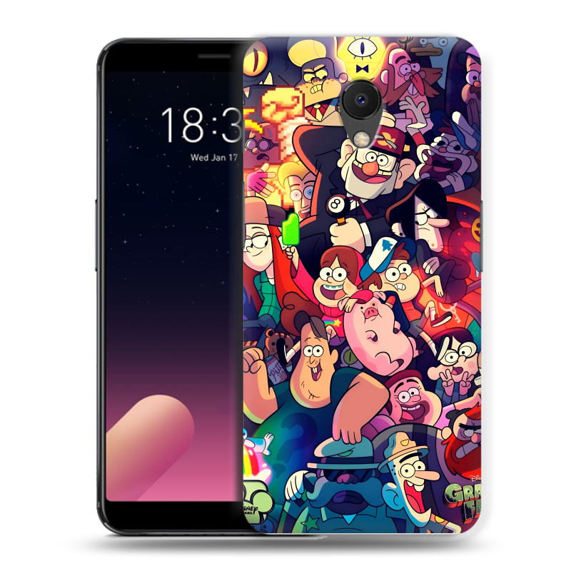 Силиконовый чехол на Meizu M6s с принтом Gravity Falls Гравити Фолз Силиконовый чехол на Meizu M6s с принтом Gravity Falls Гравити Фолз