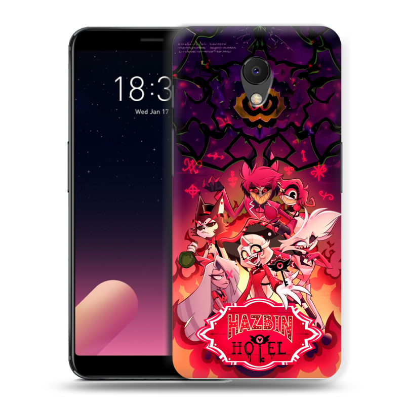 Силиконовый чехол на Meizu M6s с принтом Hazbin Hotel Отель Хазбин Силиконовый чехол на Meizu M6s с принтом Hazbin Hotel Отель Хазбин