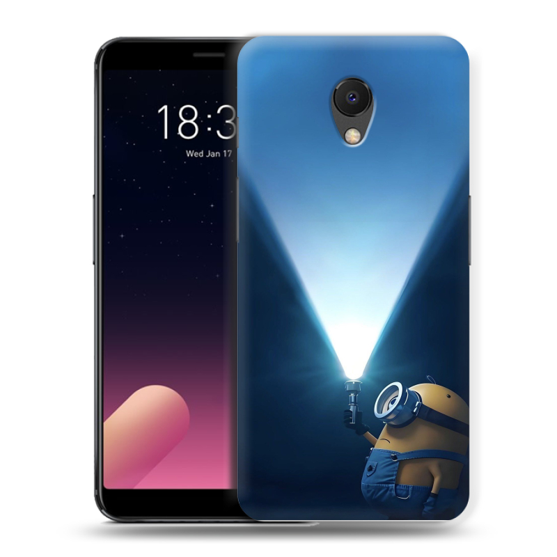 Силиконовый чехол на Meizu M6s с принтом Миньоны Силиконовый чехол на Meizu M6s с принтом Миньоны