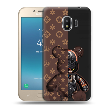 Силиконовый противоударный чехол на Samsung Galaxy J2 (2018) с принтом Луи робот Силиконовый противоударный чехол на Samsung Galaxy J2 (2018) с принтом Луи робот