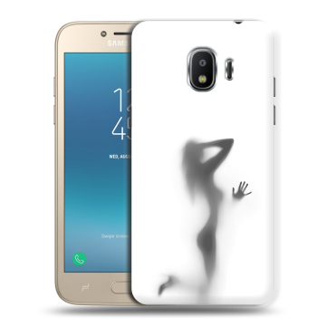 Силиконовый противоударный чехол на Samsung Galaxy J2 (2018) с принтом Силуэт Силиконовый противоударный чехол на Samsung Galaxy J2 (2018) с принтом Силуэт