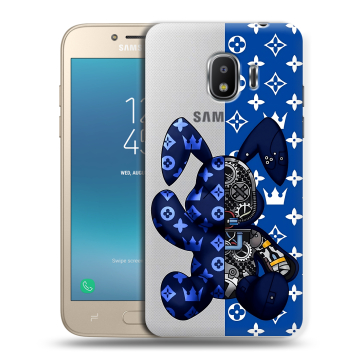 Силиконовый противоударный чехол на Samsung Galaxy J2 (2018) с принтом Луи робот Силиконовый противоударный чехол на Samsung Galaxy J2 (2018) с принтом Луи робот