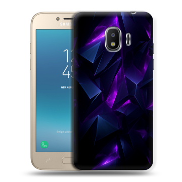 Силиконовый противоударный чехол на Samsung Galaxy J2 (2018) с принтом Абстракиция Силиконовый противоударный чехол на Samsung Galaxy J2 (2018) с принтом Абстракиция