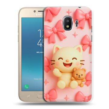 Силиконовый противоударный чехол на Samsung Galaxy J2 (2018) с принтом для девочек Силиконовый противоударный чехол на Samsung Galaxy J2 (2018) с принтом для девочек