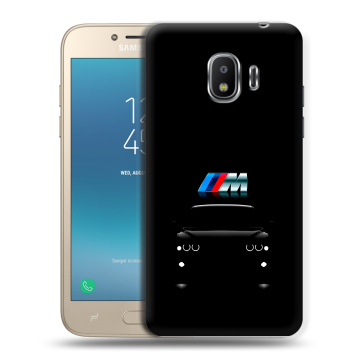 Силиконовый противоударный чехол на Samsung Galaxy J2 (2018) с принтом БМВ BMW Силиконовый противоударный чехол на Samsung Galaxy J2 (2018) с принтом БМВ BMW