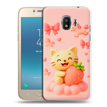 Силиконовый противоударный чехол на Samsung Galaxy J2 (2018) с принтом для девочек Силиконовый противоударный чехол на Samsung Galaxy J2 (2018) с принтом для девочек