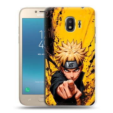 Силиконовый противоударный чехол на Samsung Galaxy J2 (2018) с принтом Naruto Наруто Силиконовый противоударный чехол на Samsung Galaxy J2 (2018) с принтом Naruto Наруто