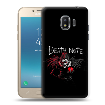 Силиконовый противоударный чехол на Samsung Galaxy J2 (2018) с принтом Death note Тетрадь смерти Силиконовый противоударный чехол на Samsung Galaxy J2 (2018) с принтом Death note Тетрадь смерти
