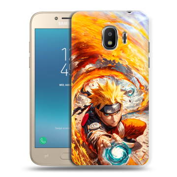 Силиконовый противоударный чехол на Samsung Galaxy J2 (2018) с принтом Аниме Наруто Naruto Силиконовый противоударный чехол на Samsung Galaxy J2 (2018) с принтом Аниме Наруто Naruto