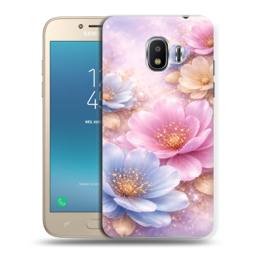Силиконовый противоударный чехол на Samsung Galaxy J2 (2018) с принтом женский Силиконовый противоударный чехол на Samsung Galaxy J2 (2018) с принтом женский