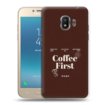 Силиконовый противоударный чехол на Samsung Galaxy J2 (2018) с принтом женский Силиконовый противоударный чехол на Samsung Galaxy J2 (2018) с принтом женский
