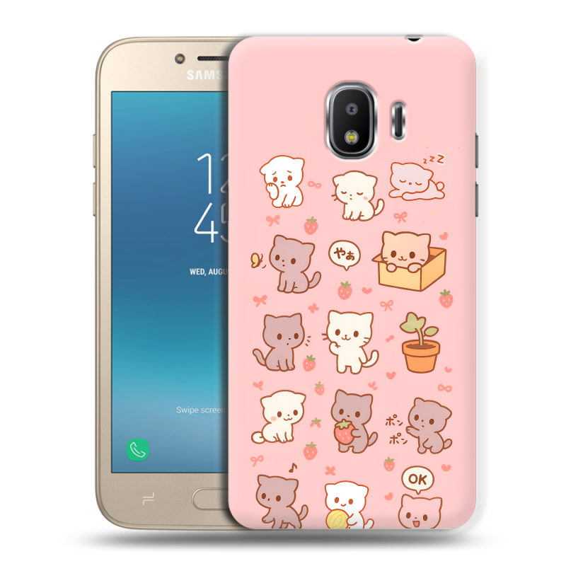 Пластиковый чехол на Samsung Galaxy J2 (2018) с принтом Hello Kitty Хелоу Кити Пластиковый чехол на Samsung Galaxy J2 (2018) с принтом Hello Kitty Хелоу Кити