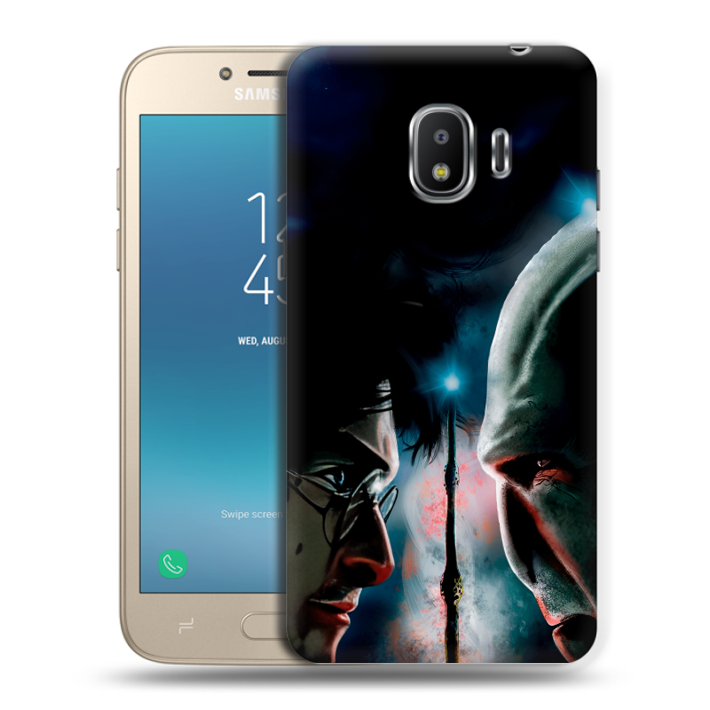 Силиконовый противоударный чехол на Samsung Galaxy J2 (2018) с принтом Гарри Поттер Harry Potter Силиконовый противоударный чехол на Samsung Galaxy J2 (2018) с принтом Гарри Поттер Harry Potter