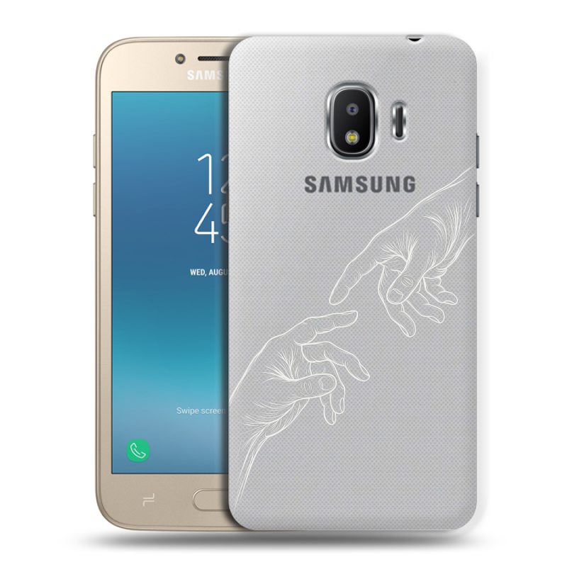 Пластиковый чехол на Samsung Galaxy J2 (2018) с принтом Сотворение мира Пластиковый чехол на Samsung Galaxy J2 (2018) с принтом Сотворение мира