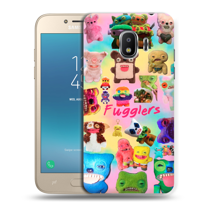 Силиконовый противоударный чехол на Samsung Galaxy J2 (2018) с принтом Флагер Fuggler Силиконовый противоударный чехол на Samsung Galaxy J2 (2018) с принтом Флагер Fuggler